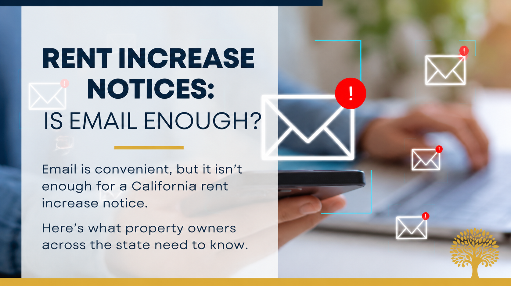 Can You Send a Rent Increase Notice by Email in Concord or Fairfield?